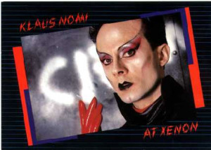 Klaus adopted the name &#39;Nomi&#39; – an anagram of &#39;Omni,&#39; a science-fiction magazine. “It could be any nation, because I see myself as universal, not as German, ... - klaus-nomi-4-300x214